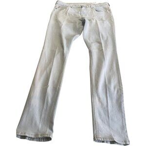 PACSUN Men's Light Indigo Wash Cotton Stretch Stacked Skinny Jeans 32Wx34L